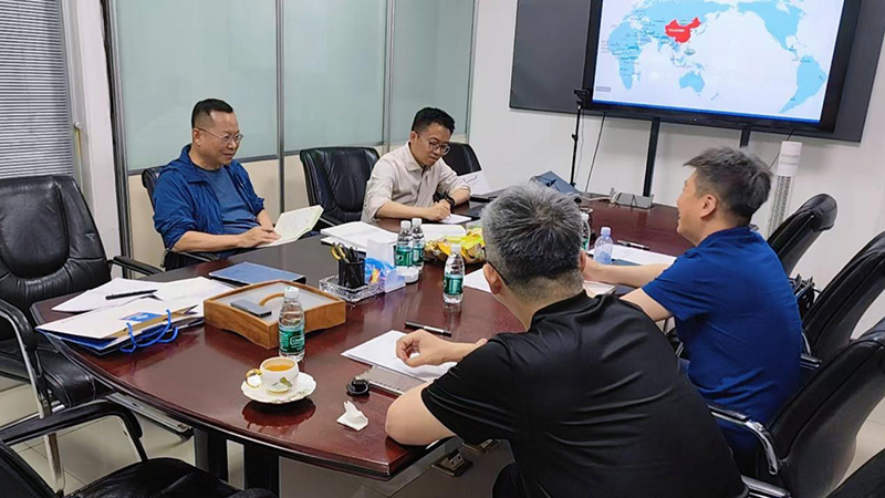 CCCC First Highway Engineering Company Visits GridWorld for Research on 3D Geological Modeling Technology
